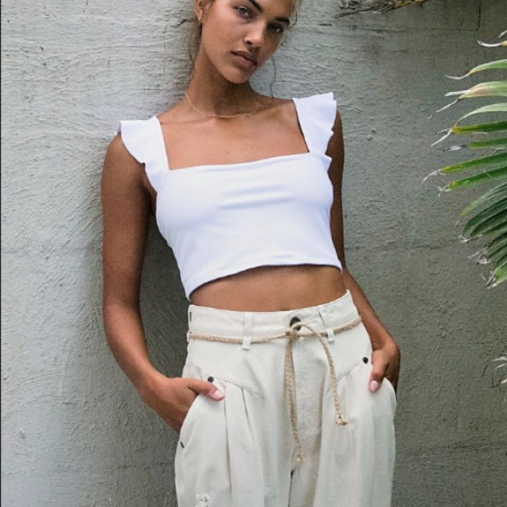 Free People little flirty duo crop